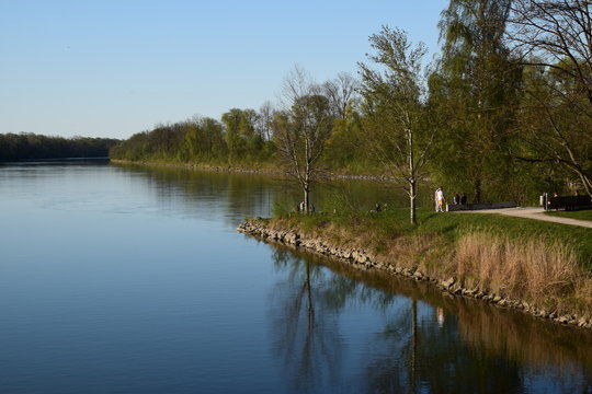 Einm&uuml;ndung der Mangfall in den Inn bei Rosenheim, Innspitz