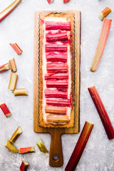Rhubarb tart
