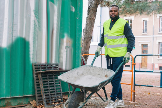 Construction worker - Powered by Adobe