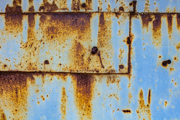rusty iron texture closeup