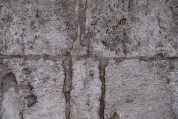 old antique stone wall. wall of large pieces of stone. background - stone wall