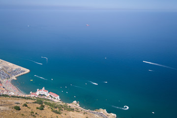 Boats on the sea