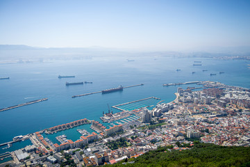 Fototapeta na wymiar Gibraltar harbor