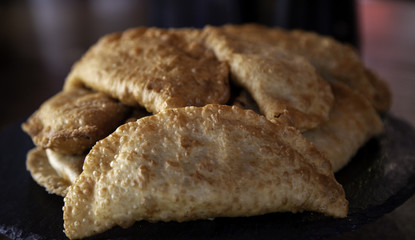 Tuna patty fried