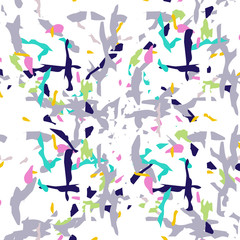 ikat seamless geometric pattern shibori