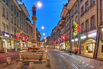 Marktgasse street, Bern, Switzerland