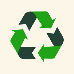 Obraz premium Recycle reuse arrows - ecology icon collection
