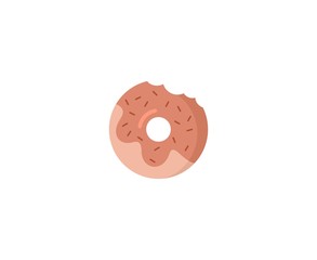 Obraz premium Donut logo