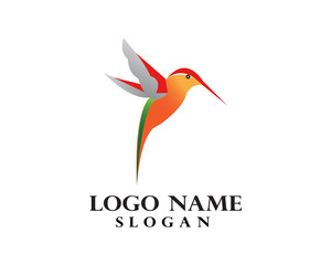 Bird sign abstract template icons app