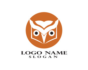 Fototapeta premium Owl logo template