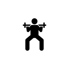 Fototapeta na wymiar Man, gym, muscle, fitness, exercise icon. Element of gym pictogram. Premium quality graphic design icon. Signs and symbols collection icon