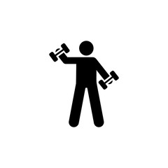 Dumbbell, exercise, fitness, training, weight icon. Element of gym pictogram. Premium quality graphic design icon. Signs and symbols collection icon