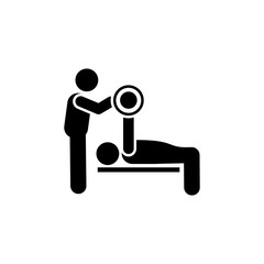 Weightlifting, gym, muscle, exercise, icon. Element of gym pictogram. Premium quality graphic design icon. Signs and symbols collection icon