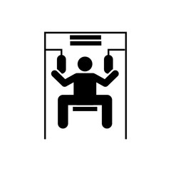 Lifting, man, gym, sport, fitness icon. Element of gym pictogram. Premium quality graphic design icon. Signs and symbols collection icon