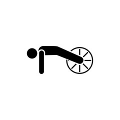 Weightlifting, gym, muscle, man, exercise, icon. Element of gym pictogram. Premium quality graphic design icon. Signs and symbols collection icon