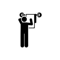 Job, hotel, maid, room icon. Element of hotel pictogram icon. Premium quality graphic design icon. Signs and symbols collection icon