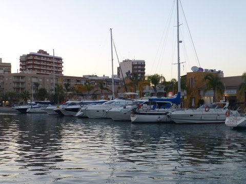 Puerto Mazarron. Coastal village of Murcia. Spain