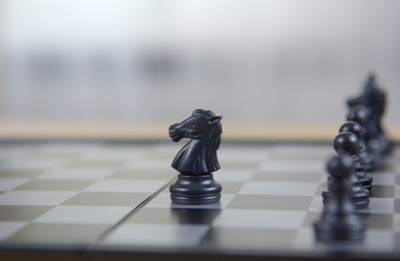 Chess board game, Business concept	