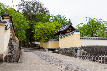 Alley in Nara City, Nara Prefecture, Japan