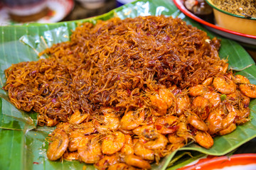 Thai Southern Spicy Rice Salad with Vegetables