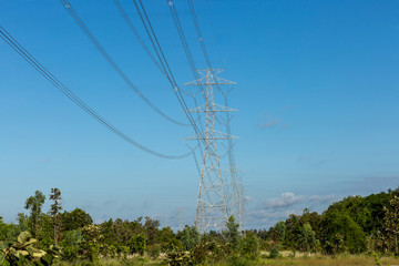 high voltage pole Power Eneygy