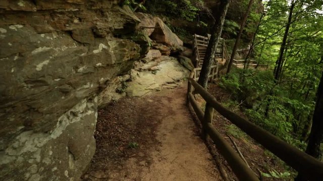 Nature Hike at Natural Bridge State Park, Kentucky