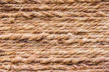 Frayed boat rope background - texture