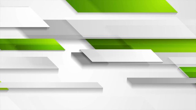 Green grey technology geometric abstract motion design. Seamless looping. Video animation Ultra HD 4K 3840x2160