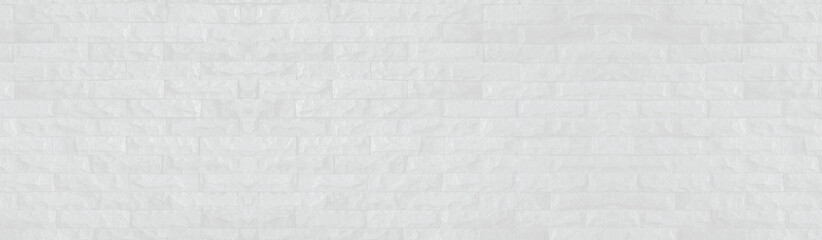 Abstract geometric white texture brick on the wall, white brick pattern on mapping object 3D, Simple clean white background texture. interior detail wall panel. Panorama texture ultra high resolution
