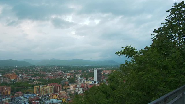 Frosinone City Italy Aerial View