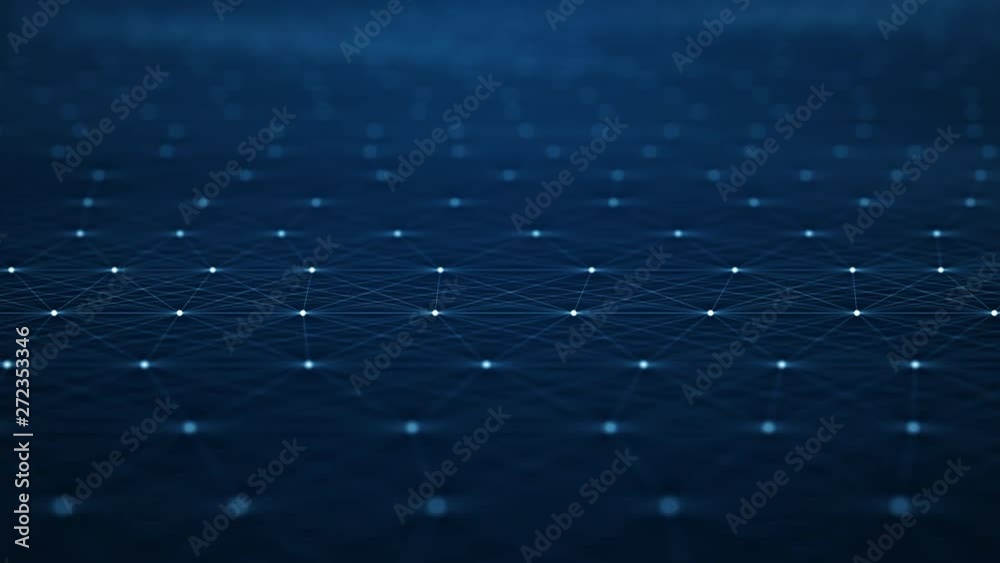 Poster futuristic abstract background concept. network conveying connectivity, complexity and data flood of