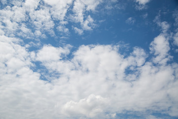 Blue sky and clouds