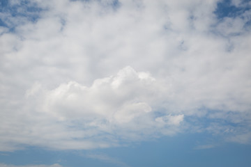 Blue sky and clouds
