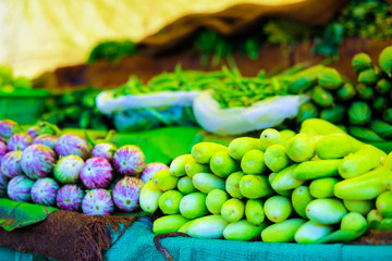 indian vegetables market