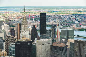 Aerial View Midtown Manhattan, New York City