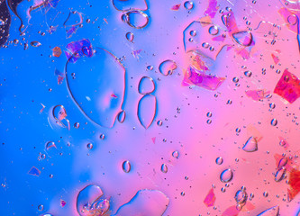 Abstract textured gradient background transparent slime