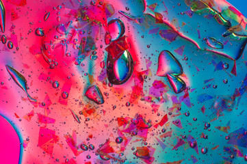 Abstract textured neon gradient background