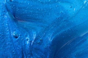 Abstract dark blue background slime