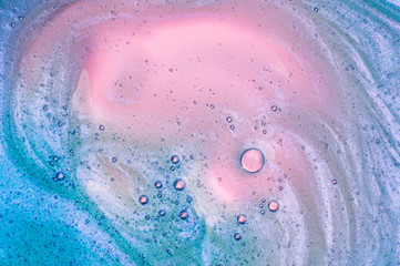 Abstract textured neon gradient pink and blue background