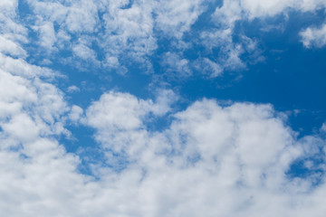 Blue sky and clouds