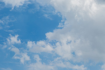 Blue sky and clouds