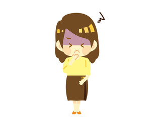 吐き気　体調不良　女性