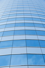 Obraz premium blue glass building