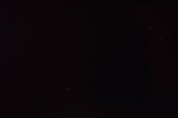 Household dust floating in the air.