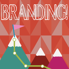 Handwriting text Branding. Concept meaning Creating a unique identity for startup agencies