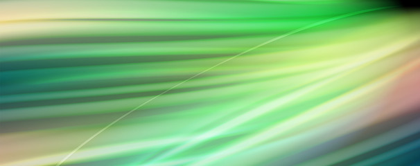 Flowing liquid colors - modern colorful flow poster. Wave liquid shapes. Art design for your design project