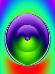 Background image. Portrait of geometric abstraction on the projective plane.