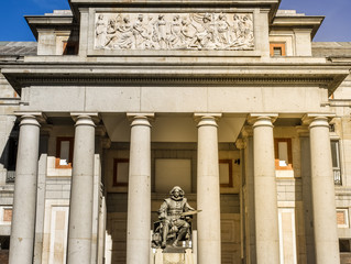 Velazquez Entry to Prado Museum Madrid, Spain