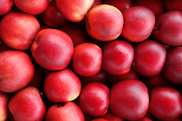 Closeup shot of fresh red apples