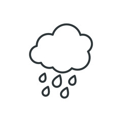 rain vector icon